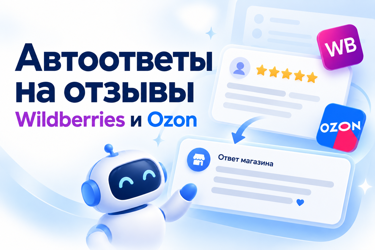 Автоответы на отзывы Wildberries и Ozon